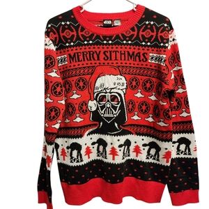 Star Wars men Christmas Sweater Size Medium